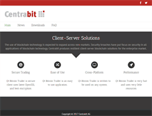 Tablet Screenshot of centrabit.com